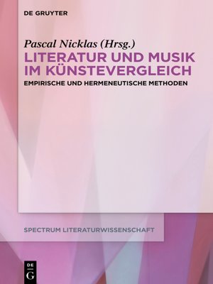 cover image of Literatur und Musik im Künstevergleich
